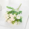 Ramo de simulación de boda de hortensias lilas, flores artificiales falsas, plantas transfronterizas, flores de seda, decoración, adornos florales