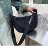 Bolso Bandolera Simple de Nicho Tipo Dumpling para Mujer Nuevo Casual Estilo Deportivo Tela Oxford Bolso de Hombro de Gran Capacidad Bolso para Mujer