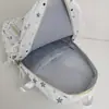 Mochila linda de niña con estrellas estampadas por todas partes, adecuada para estudiantes de secundaria y preparatoria, elegante y ligera