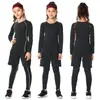Ropa ajustada para niños Ropa de entrenamiento Ropa deportiva para baloncesto Fútbol Traje deportivo Ropa para niñas Correr Yoga Fitness Ropa base de secado rápido