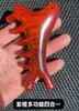 Peine Masajeador de Meridianos de Sándalo Dorado, Peine Masajeador de Sándalo Verde, Peine de Sándalo Rojo, Peine para el Cabello de Sándalo Morado, Caja de Regalo con Grabado