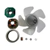 Ventilador Pequeño Kit de Motor de Alta Velocidad Portátil Mini Ultra Delgado Silencioso Motor sin Escobillas Motor CC Accesorios para Motores