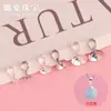 Colgante Vacío de Perla Autoadhesivo de Plata S925 con Portaperlas de Plata y Aguja Colgante para Collar Pulsera Accesorios de Joyería DIY