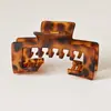 Amazon Monstruo Moda Francesa Textura Mate Simple Clip de Garra Grande Rectangular de Alto Grado para Parte Trasera de la Cabeza para Mujeres