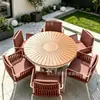 Mesa y sillas de exterior para patio, balcón al aire libre, mesa y sillas de ocio, una mesa y dos sillas, muebles para terraza exterior, personalización de fábrica transfronteriza
