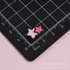 Funda de teléfono de resina de pentagrama de doble capa bicolor DIY pegamento de crema, accesorio para el cabello, pegatina para vaso de agua, parche de pinza para el cabello, llavero al por mayor
