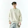 Ropa para Hombre Fengshe / Sudadera Pesada de Cuello Redondo para Hombres y Mujeres, Nueva Marca de Moda Otoño 2026 Corte Holgado Estilo Ins Top para Pareja