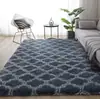 Mesa de café moderna y sencilla para sala de estar, Alfombra grande de felpa, Rectangular para mesita de noche de dormitorio, Cobertura total del suelo con alfombrillas lindas