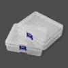 Caja Vacía Pequeña con Hebilla Azul Caja de Plástico Transparente con Tapa abatible de Cierre a Presión Caja de Almacenamiento a Prueba de Polvo para Accesorios de Ferretería Empaque para Juguetes y Cuentas