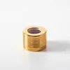 Tapa gotero para botella de aceite esencial de anillo de aluminio electroquímico de 18 mm en Dorado, Plateado, Negro, con Anillo Esmerilado, Al por Mayor en Stock