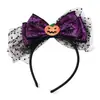 Festival Sombrero de Bruja Divertido Pinza para el Cabello Atmósfera 2026 Nueva Diadema de Telaraña Halloween Tocado Banda para el Cabello Accesorios