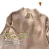 Camiseta de Manga Larga Capa Base para Mujer Primavera Otoño 2026 Nuevo Cuello Alto Ropa Interior Suéter de Punto Ajustado de Alta Gama