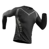 Atacado Roupa Íntima Esportiva de Corrida Masculina de Manga Longa de Alta Elasticidade e Secagem Rápida, Camisa de Compressão Absorvente de Suor para Treinamento de Futebol e Basquete, Camada Base Respirável