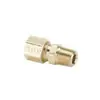 Conector Direto Tipo Braçadeira de Cobre Tipo Compressão Industrial Legris Diâmetro de Tubo em Polegada 68C-6-6