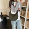 Bolsa de Tecido para Dumpling Transfronteiriça para Mulheres Verão 2026 Nova Grande Capacidade Moda Casual Estilo Preguiçoso Ombro Único Transversal