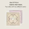 Versión Coreana 53cm Nuevo Versátil Pequeño Pañuelo Paisley para Mujer Pañuelo para la Cabeza Pañuelo Decorativo con Bordes Enrollados Doble Cara Color Mixto Pequeño Pañuelo de Seda