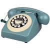 Telefone Retrô Antigo Europeu e Americano de Escritório Fixo de Mesa com Discagem por Botões de Disco Giratório Quarto de Hotel Linha Fixa E-commerce Transfronteiriço
