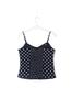 Verão Novo Europeu e Americano Feminino Estampa de Bolinhas Top Regata Slim-fit C76530