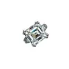 Anel Feminino Moda Ins Dedos Curtos e Grossos Personalidade Adequada Anel de Zircônia Simulação de Diamante Retrô F1392