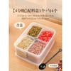 Herramienta de Puesto Caja de Ingredientes de Polvo de Hielo Juego Completo Caja de Ingredientes Comercial Caja de Condimentos para Gelatina Exhibidor de Ensalada de Frutas Bandeja
