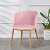 Juego de mesa y sillas de comedor de imitación de madera maciza nórdica, mesa redonda creativa de ocio minimalista moderna para apartamentos pequeños, sillas para cafetería