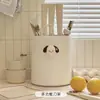 Estante Giratorio para Cuchillos de Cocina Estante de Almacenamiento Encimera Multifuncional Soporte para Palillos Caja de Almacenamiento Integrada para Cuchillos Hogar Portátil Almacenamiento