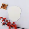 809 Lienzo Blanco Grueso de Doble Cara para Pintura a la Acuarela para Bricolaje Pintado a Mano Estilo Tradicional Papel Xuan Superficie de Abanico de Laca Venta al por Mayor