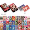 En Stock Labubu Doble Cara 30 Tarjetas de Fotos de Dibujos Animados En Caja Tarjetas de Alta Definición Tarjetas Lomo Tarjetas de Felicitación Marcapáginas
