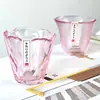 Taza de Té de Vidrio Dibujado Oro Lujo Ligero 50ml Taza de Té Especial para Mujeres Taza de Maestro Set de Té Kung Fu para el Hogar Taza Estilo Japonés