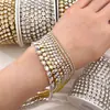 Corrente de Garra de Cobre Corrente de Diamante de Vidro de Quatro Garras Pulseira Colar DIY Feito à Mão Pingente para Roupa Joias de Orelha Acessórios Material