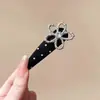 Pinza Floral Atmosférica para el Cabello con Puntos, Elegante Pinza Lateral para la Frente, Pinza Bb para Cabello Suelto, Delicado Pasador, Accesorio para el Cabello