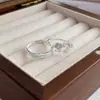 Anillos de Pareja Luminosos de Resina con Flor de Durazno de Plata Pura S999, Anillos de Lujo Ligero de Nicho con un Toque de Alta Gama, Moderno Regalo para el Día de San Valentín