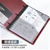 Cuaderno de hojas sueltas A4 de tres agujeros estilo americano, carpeta de almacenamiento de hojas sueltas de PP de color sólido, cuaderno para estudiantes transfronterizo, carpeta de documentos de oficina