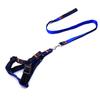 Conjunto de Coleira para Cachorro Cowboy Colete Peitoral para Animal de Estimação Guia de Cachorro Tecido Cowboy Corrente para Cachorro