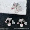 Banho de Cobre 18K Redondo Retangular Oval Caixa Mágica Borboleta Zircônia Contas Separadoras Multi-Furo Acessórios para Pulseira Colar DIY
