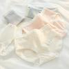 Ropa interior femenina de algodón de clase A, con jacquard dulce 5A, antibacteriana, entrepierna, cómoda, de cintura media, para niñas y estudiantes.
