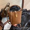 Bolso de Hombro Simple para Mujer de Gran Capacidad, Bolso Cubo de Hombro Elegante de Color Sólido, Tendencia Nueva Moda 2026