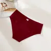 Ropa interior de talla grande transfronteriza para mujer, de malla, cómoda, transpirable, con encaje, de otoño, de cintura media, de algodón, venta al por mayor de fábrica