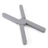 Spot criativo cruz silicone base para panela dobrável silicone tapete cozinha criativo isolamento térmico tapete mesa porta-copos atacado