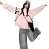 Chamarra con Capucha para Mujer 2025 Otoño Nueva Ropa de Trabajo Casual Holgada Versátil Montañismo Resistente al Viento Chaqueta Superior