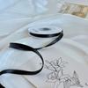 Rollo Grande de 50 Yardas Accesorios de Satín, Cinta Plateada, Accesorios para el Cabello con Moño, Nuevos Accesorios Florales Decorativos Estilo Coreano
