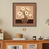 Pinturas Decorativas Vintage Estilo Francês, Murais Artísticos Personalizados para Hotéis, Pinturas de Plantas e Flores para Pousadas, Arte de Parede para Restaurantes, Pinturas para Hall de Entrada