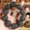 Pulseira Pixiu Esculpida em Madeira de Agarwood para Homens e Mulheres, Pulseira Pixiu Atrai-Riqueza, Contas Budistas de 2,5 mm, Artesanato em Madeira, Fragrância Duradoura