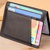 Portatarjetas avanzado de cuero para licencia de conducir, tarjetero ultradelgado para hombre, tarjetero múltiple, funda protectora para licencia de conducir, delgado para mujer, venta al por mayor
