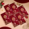 Bolsas de Sobre Rojo para Bodas, Rojo Vino, Gama Alta, Bolsas de Regalo de Mil Yuanes, Nuevo Estilo 2026, Bolsas de Dinero para Regalo de Boda