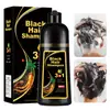 Comercio Exterior Completo en Inglés Transfronterizo Tinte Negro para el Cabello de Planta Cubre Canas Lava Negro Tinte de Cabello de Burbuja Fábrica Venta al por Mayor