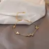 Qingdao Jinmeilai joyería personalidad hermosa mariposa diamante pulsera femenina Red popular temperamento Joker pulsera joyería al por mayor