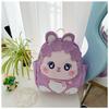Mochila escolar con diseño de conejo para niñas de 2024, nueva y bonita mochila de dibujos animados para estudiantes de primaria, mochila con protección para niños.