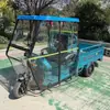 Toldo de Chuva para Triciclo Elétrico, Toldo Totalmente Fechado para Proteção contra Vento e Chuva, Toldo de Cabine Frontal Espessado Universal para Triciclos