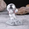 Suporte de Celular de Astronauta Estilo Chinês Decoração de Escritório Ornamento de Mesa Suporte de Astronauta para Pessoas Preguiçosas Assistindo Dramas